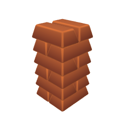 Copper Bars Stack Medium